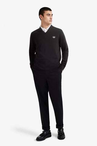 Fred Perry Classic V-neck Sweater