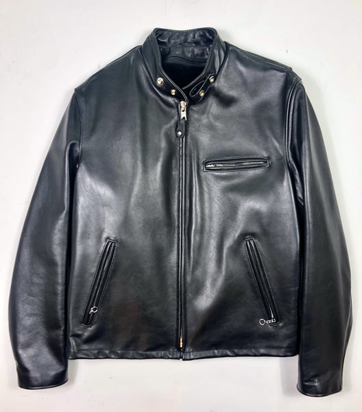 Schott Classic Racer Leather Motorcycle Jacket 141